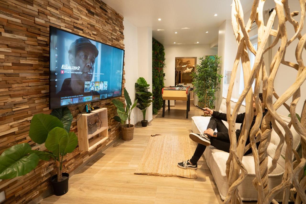 Capsule Thailande I Sauna I Balneo I Console I Jeux En Bois I Cinema I Cour Interieure Trith-Saint-Leger Luaran gambar