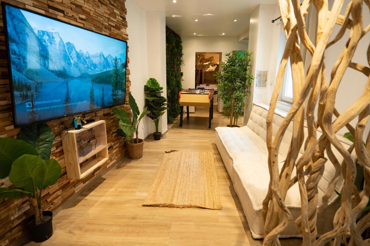Capsule Thailande I Sauna I Balneo I Console I Jeux En Bois I Cinema I Cour Interieure Trith-Saint-Leger Luaran gambar